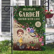 Personalized Garden Girl Grown With