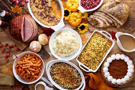 A complete thanksgiving turkey dinner typically includes turkey, stuffing, potatoes, vegetable side dishes, and dessert. Thanksgiving Dinners And Catering