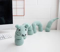 knit a desk loch ness monster that