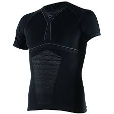 Details About Dainese D Core Dry Mens Short Sleeve Base Layer Shirt Black Anthracite