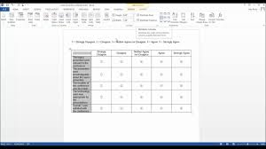 Creating A Likert Scale With Bubble Answer Options In Microsoft Word