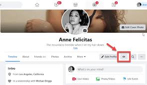 how to view facebook profile as friend