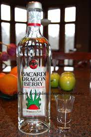 bacardi dragon berry rum fun fresh