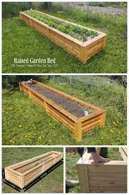 Ground Wood Raised Garden Bed Diy