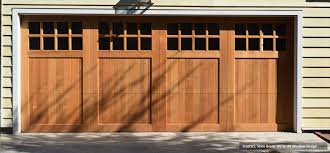 full custom wood garage doors by elegant