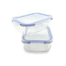 Air Tight Glass Container Twin Pack