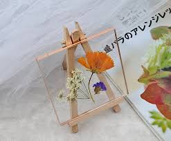 pressed flower painting dried flower