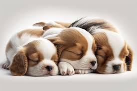 cute little brown and white puppies
