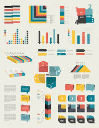 Set Of Infographic Elements Collection Of Graphs Charts