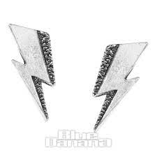 Alchemy Rocks David Bowie Flash Stud Earrings | Gothic Jewellery