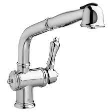 pull out kitchen faucet with lever handle