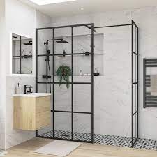 Bathroom Glass Partition For A Sleek