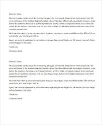 Sample Apology Letter Template 16 Free Word Pdf
