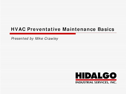 Hvac Preventative Maintenance Basics