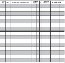 10 Easy To Read Checkbook Transaction Register Large Print Check
