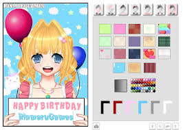 Let them know how much you care with birthday ecards and wishes from blue mountain. Anime Birthday Card Creator Game Play Anime Birthday Card Creator Online For Free At Yaksgames