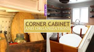 corner cabinet organization ideas