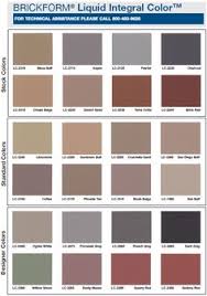 7 Best Integral Color Color Charts Images Concrete