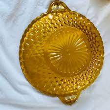 depression glass serving bowls with