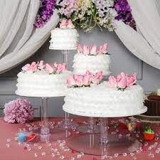 4 Tier 16 Clear Cake Stand Acrylic