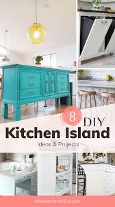 Upcycled door doubles as eating. Diy Kitchen Island Ideas Makes And Munchies