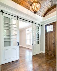 barn doors white distressed with