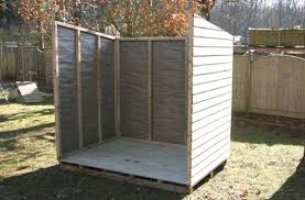 pent roof shed installation