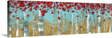 Abstract Panoramic Landscape Wall Art