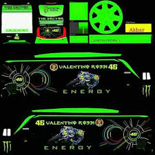 Freetoedit bussid livery fake bus v remixit stiker mobil. Livery Bussid Arjuna Xhd Monster Energy Livery Bus