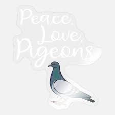 peace love pigeons funny pigeon gift