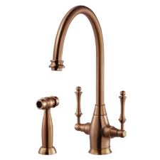 Discover our full range of styles, from modern to traditional see more ideas about waterworks kitchen, kitchen faucet, copper faucet. Antique Copper Kitchen Faucets You Ll Love In 2021 Wayfair