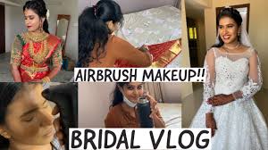 bridal vlog in tamil airbrush makeup