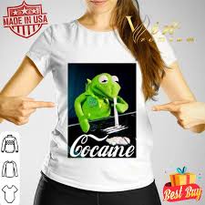 This item will be the perfect gift you fans, friends and family. Kermit The Frog Snorting Crack Cocaine Shirt Hoodie Sweater Longsleeve T Shirt