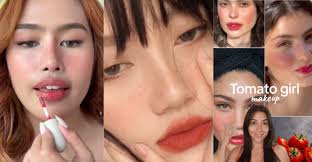 tomato makeup is trending on