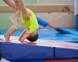 your child up for gymnastics