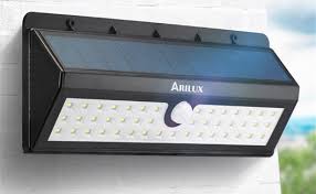 Arilux Motion Sensor Solar Powered Led Light Link2 Tech