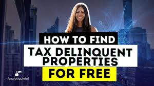 how to find tax delinquent properties
