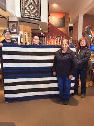 navajo rug and silent auction