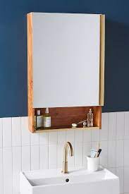 bath cabinets teak mirror bathroom decor
