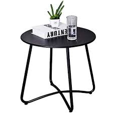 Caifang Patio Side Table Outdoor Small