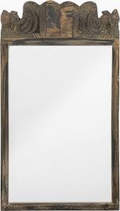 Ayia Wall Mirror Brown Reclaimed Wood