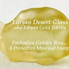 Libyan Desert Glass Meaning Properties