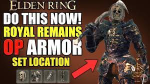 Elden Ring - ROYAL REMAINS ARMOR SET LOCATION PS5 Tips & Tricks - YouTube
