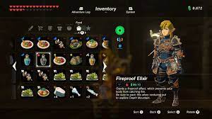 This is particularly useful while exploring death mountain and vah rudania. How To Make Elixirs In Zelda Botw