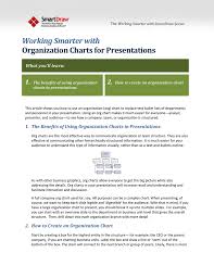 Working Smarter With Organization Charts For Presentations