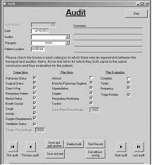A Computer Aided Audit System For Respiratory Therapy