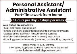 personal istant administrative