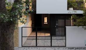 Temukan inspirasi pagar rumah minimalis beragam material. 8 Desain Pagar Besi Minimalis Model Wire Mesh Yang Cantik Modern