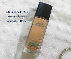 review for maybelline fit me foundation