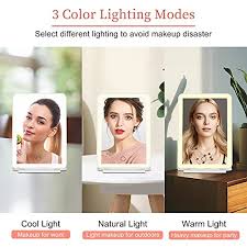 best lighted travel makeup mirror today